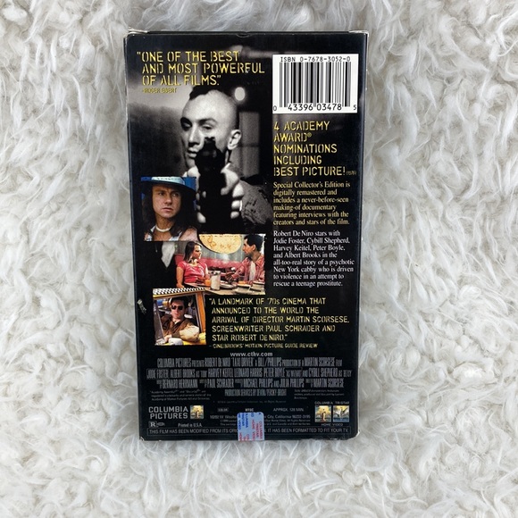 Columbia Pictures Collectors Edition Taxi Driver VHS Tape VTG - Picture 4 of 8